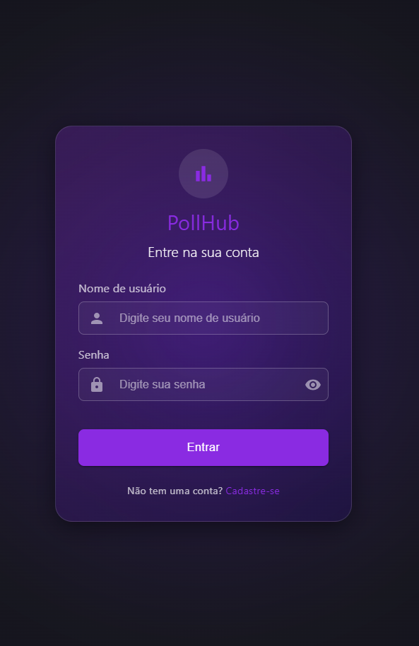 Banner do Projeto PollHub